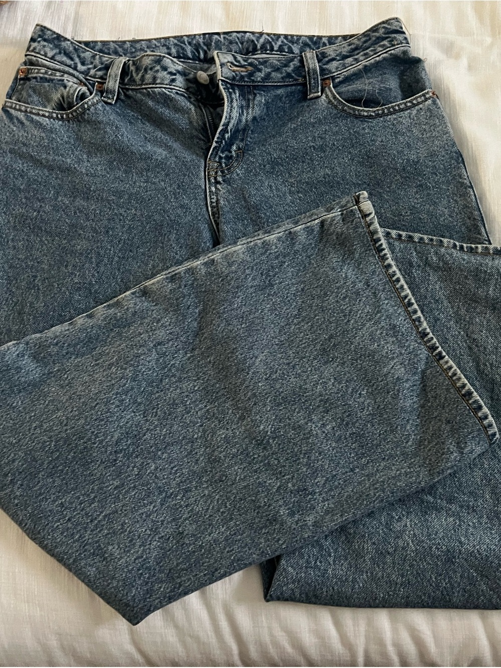 Blue Denim Jeans - Classic Straight Fit